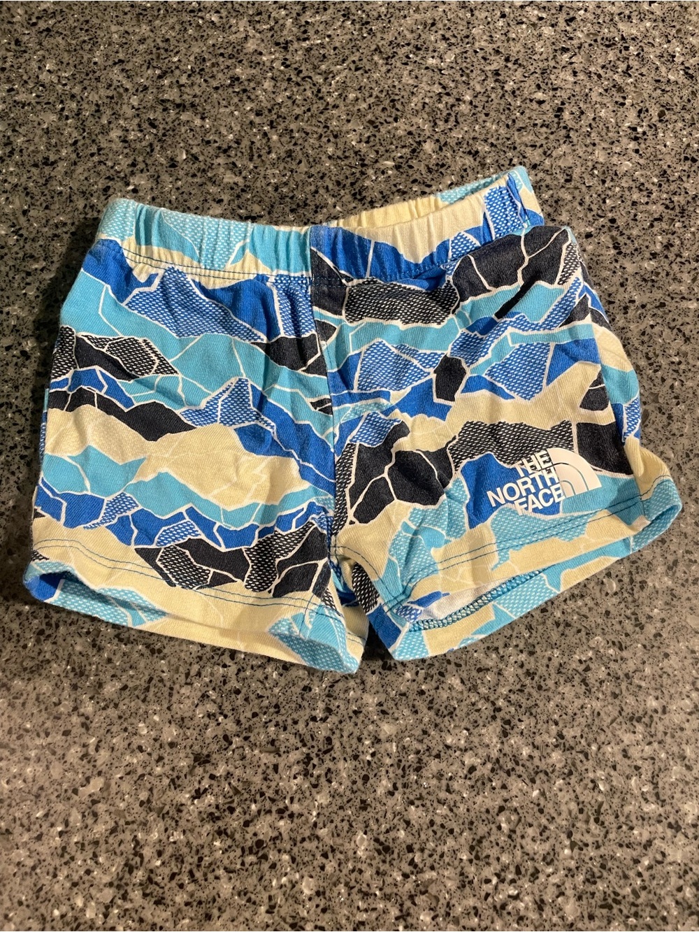 The North Face Boys' Blue Camouflage Swim Shorts